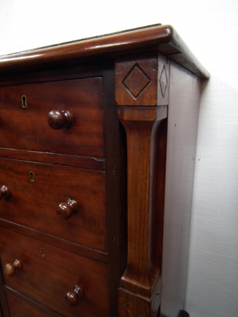 Antique Pair of Victorian Mahogany Chests
