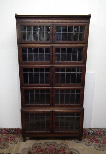 Antique Oak Sectional Bookcase