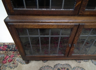 Antique Oak Sectional Bookcase