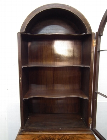 Antique Queen Anne Style Walnut Cabinet