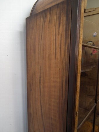 Antique Queen Anne Style Walnut Cabinet