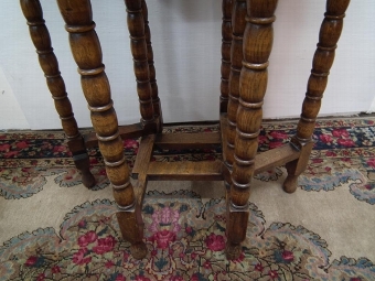 Antique Oak Drop Leaf Table
