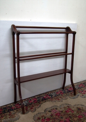 Victorian Mahogany Towel Rail