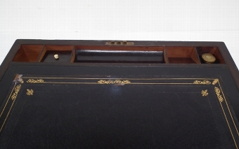 Antique Victorian Brass Bound Lap Desk
