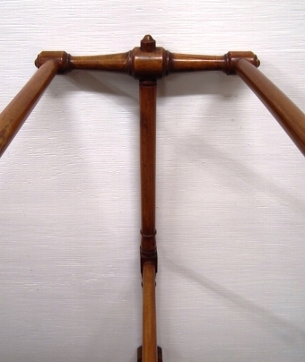 Antique Late Victorian Mahogany Towel Rail