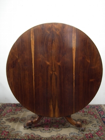 Early Victorian Rosewood Breakfast Table