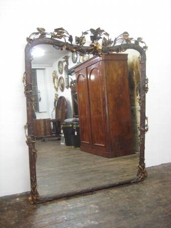 Victorian Overmantel Mirror