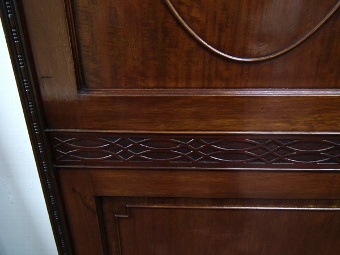 Antique Georgian Style Mahogany 3 Door Wardrobe