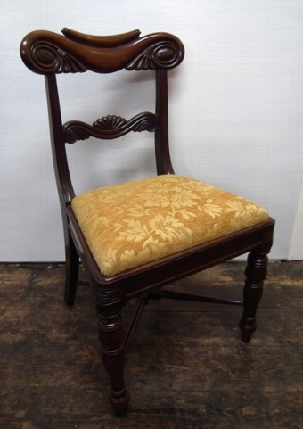 Antique Set of 4 Scottish William IV Dining Chairs