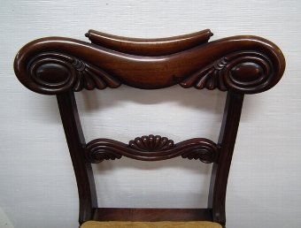 Antique Set of 4 Scottish William IV Dining Chairs