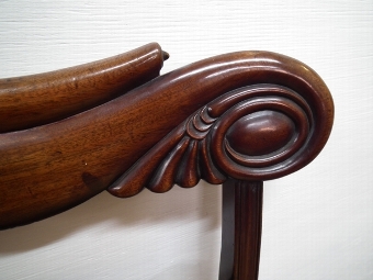 Antique Set of 4 Scottish William IV Dining Chairs
