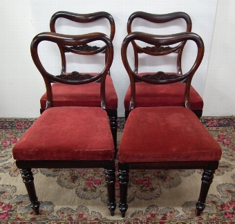 Set of 4 George IV Rosewood Chairs