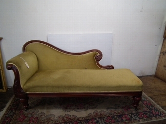 Antique Victorian Chaise Longue
