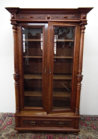 Antique :SALE: French Two Door Walnut Cabinet