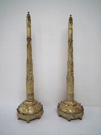 Antique Pair of William IV Patent Fire Screens