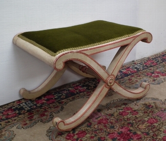 Regency Style Painted Stool