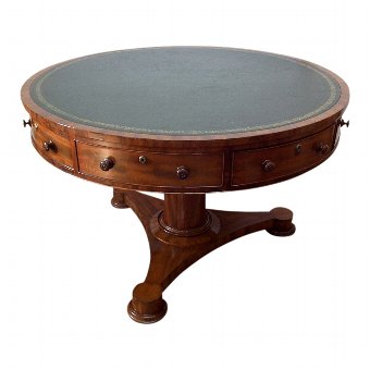 William IV Mahogany Circular Library Table