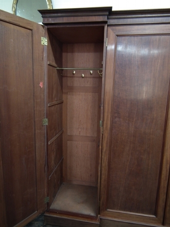 Antique George IV Four Door Mahogany Wardrobe