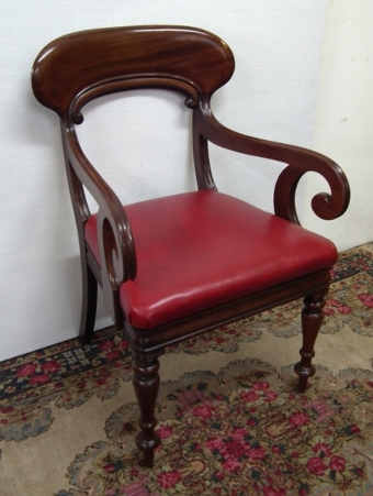 Scottish Early Victorian Mahogany Armchair