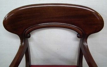 Antique Scottish Early Victorian Mahogany Armchair