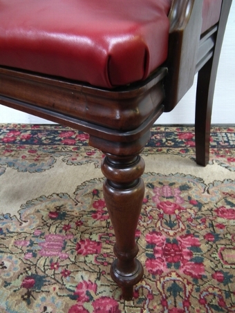 Antique Scottish Early Victorian Mahogany Armchair