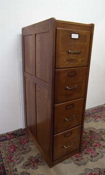 Oak Filing Cabinet