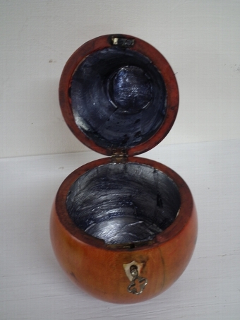 Antique Pear Tea Caddy