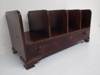 Whytock & Reid Style Mahogany Book Trough
