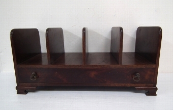 Antique Whytock & Reid Style Mahogany Book Trough