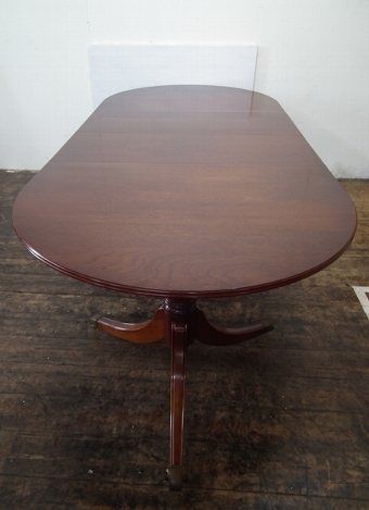 Regency Style Twin Pillar Dining Table