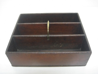 Antique George IV Mahogany Cutlery Box