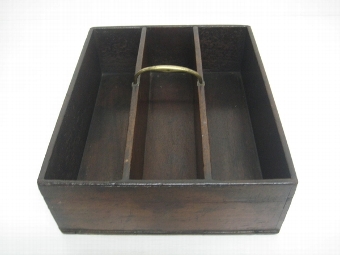 Antique George IV Mahogany Cutlery Box