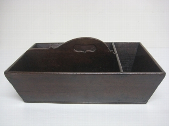 Antique George IV Mahogany Butlers' Cutlery Carrier