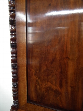Antique William IV Mahogany Linen press