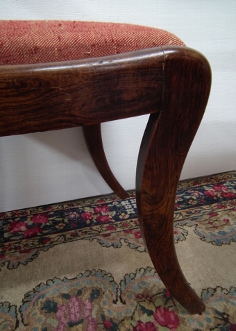 Antique Pair of Regency Brass Inlaid Chairs