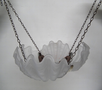 Antique Frosted Glass Light Fitting