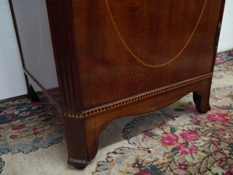 Antique Sheraton Style Mahogany Freestanding Bedside Cabinet