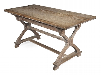 Liberty & Co Tudor Building Limed Oak Centre Table