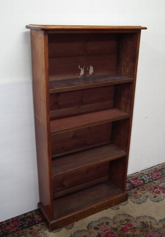 Victorian Cuban Mahogany Open Bookcase