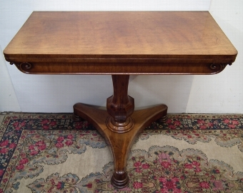George IV Mahogany Tea Table