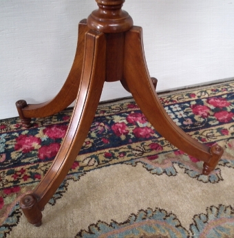 Antique Victorian Beadwork Occasional Table