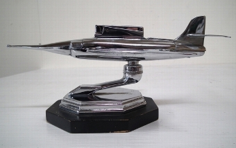 Antique Cigarette Lighter in the form of a Fighter Jet