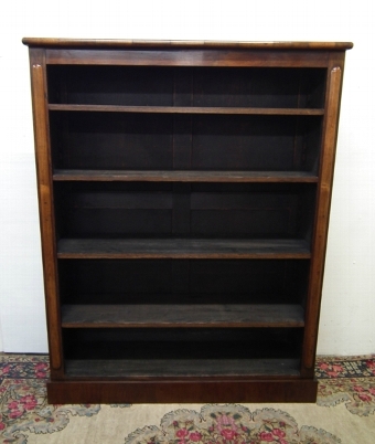 Antique George IV Rosewood Open Bookcase