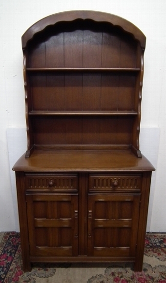 Jacobean Style Small Oak Dresser