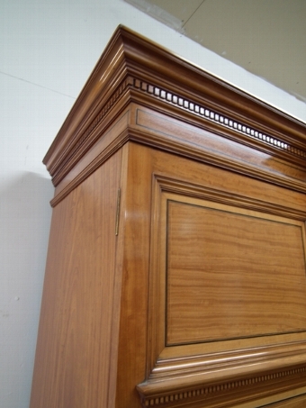 Antique Howard & Son London Satinwood Wardrobe