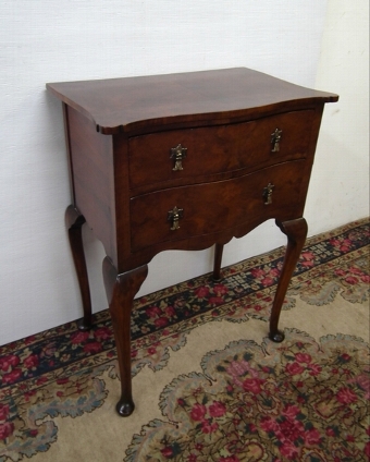 George III Style Walnut Lowboy