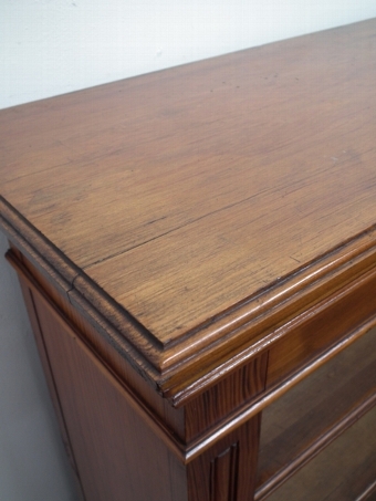 Antique Pair of Pitch Pine Open Bookcases