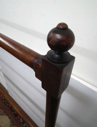 Antique Large Mahogany Towel Rail