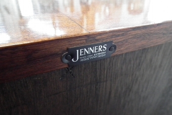 Antique Jenners & Co Edinburgh Mahogany Open Bookcase
