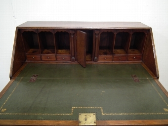 Antique George III Oak Bureau